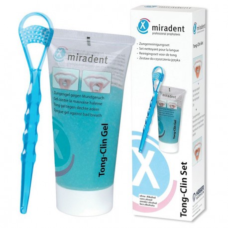 GRATTE LANGUE AVEC GEL MIRADENT®