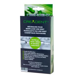 CREADENT dent provisoire: fabriquer et remplacer une dent manquante