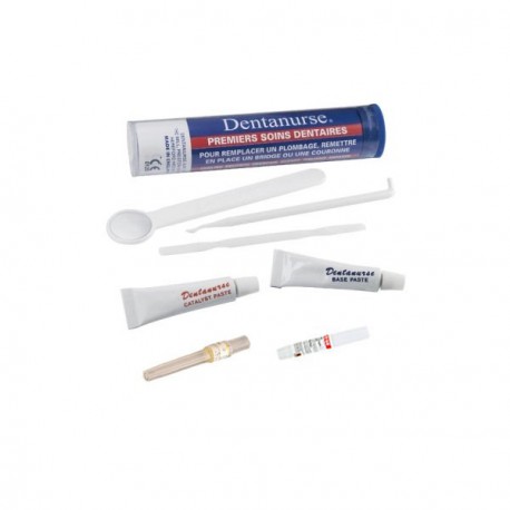 KIT DENTAIRE D'URGENCE DE VOYAGE 4 FONCTIONS