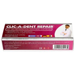 REPARER PROTHESE DENTAIRE avec CLIC-A-DENT REPAIR 3 doses
