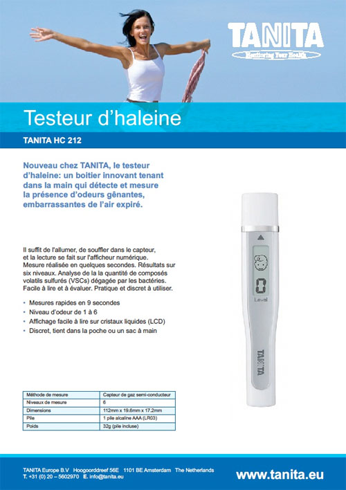 testeur haleine
